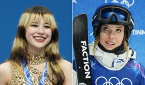 Liu’s off‑ice “golden” performance contrasts with California‑born, China‑embracing skier Gu